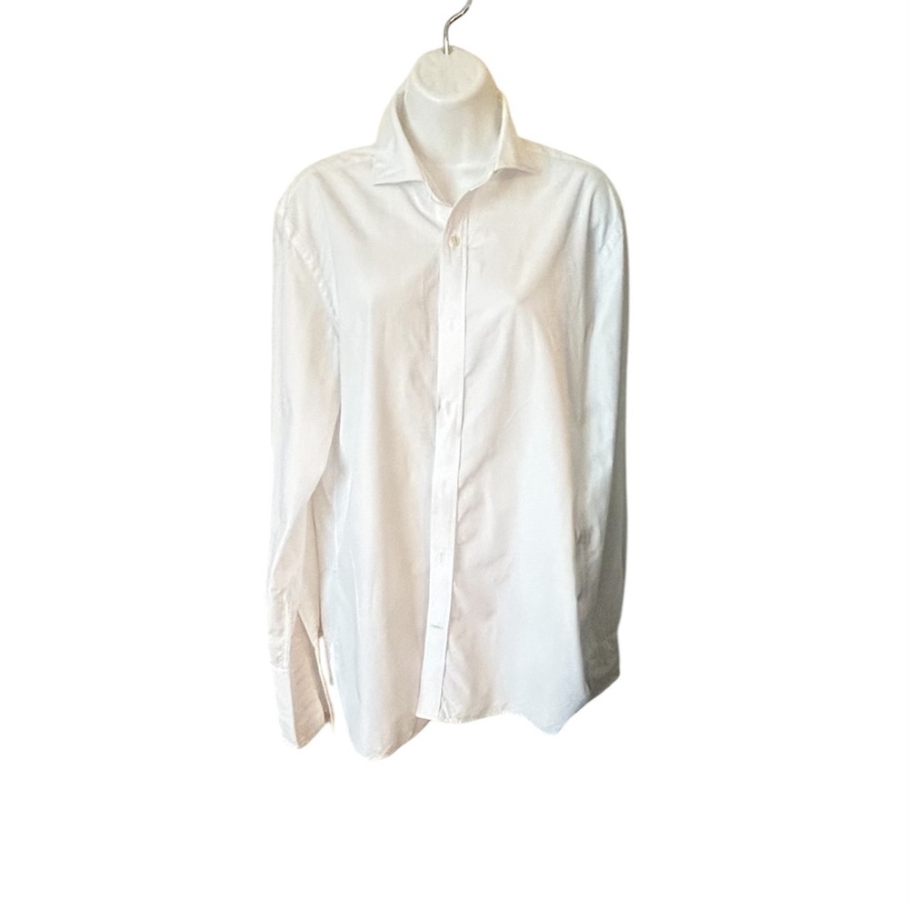 M.J. Bale Super Slim White Dress Shirt Size 40 Men’s 🔥